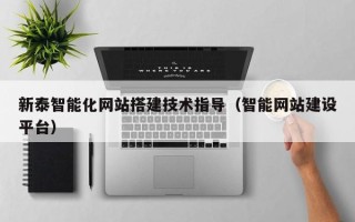 吴忠新泰智能化网站搭建技术指导（智能网站建设平台）